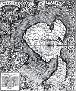 南極、「Mappamonde a Projection Cordiforme」からの詳細、1531